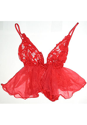 Sexy Baby Doll Lingerie (RED) Sexy Baby Doll Lingerie (RED)
