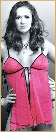 Raspberry Pink Heart Mesh (4X-5X)