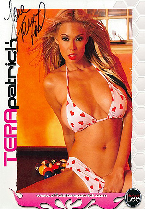 BOOK - Tera Patrick 8x10 Signed Bikini Shot Poto