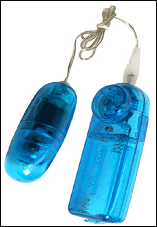 TOY - Rose Bud Vibrating Egg With Light-(Blue)