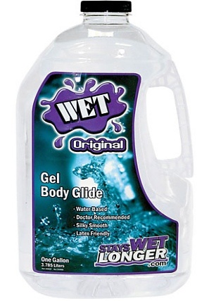 Wet Original Water Based Lubricant One Gallon 128 Oz Wet Original Water Based Lubricant One Gallon 128 Oz
