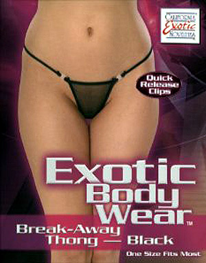 Exotic Body Wear Break-Away Thong (Black) ( 4073-03-3 ) Exotic Body Wear Break-Away Thong (Black) ( 4073-03-3 )