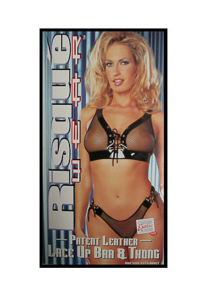 Patent Leather Lace Up Bra And Thong Patent Leather Lace Up Bra And Thong