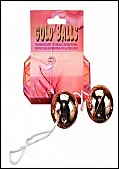 Gold Vibro Balls 2pc.Set