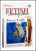 FUR HANDCUFFS-BLUE (TOY)