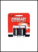 2 C Eveready Batteries (Super Heavy Duty) (TOY)