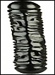 VEINED DBL HEADER-BLACK 18